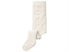 Råhvid bomuldsstrømpebuks med hulmønster fra Name It 13236498 jet stream